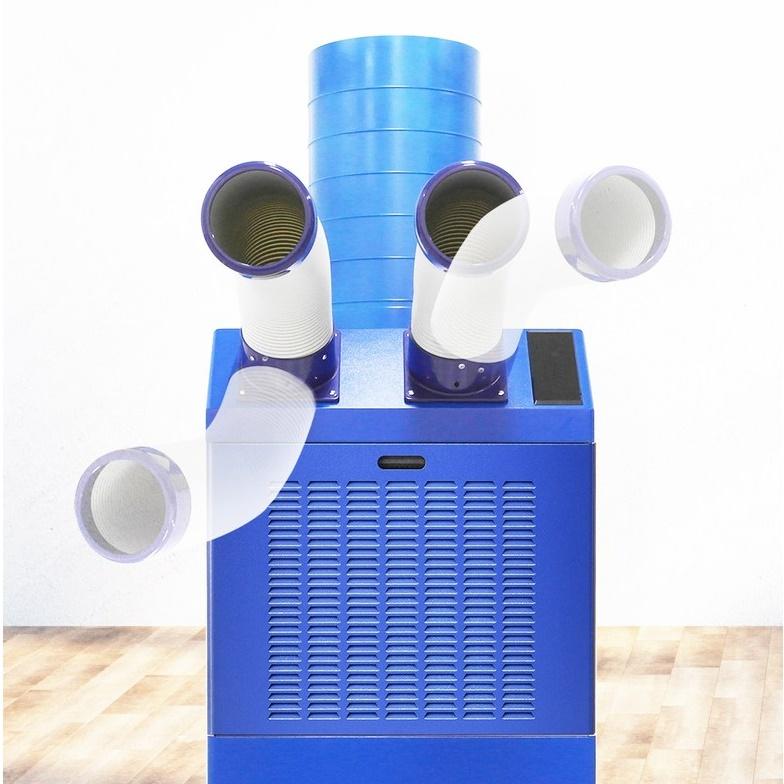 야외용 에어컨 실외기없는 주방 냉방기 2구 코끼리 이동식 에어컨