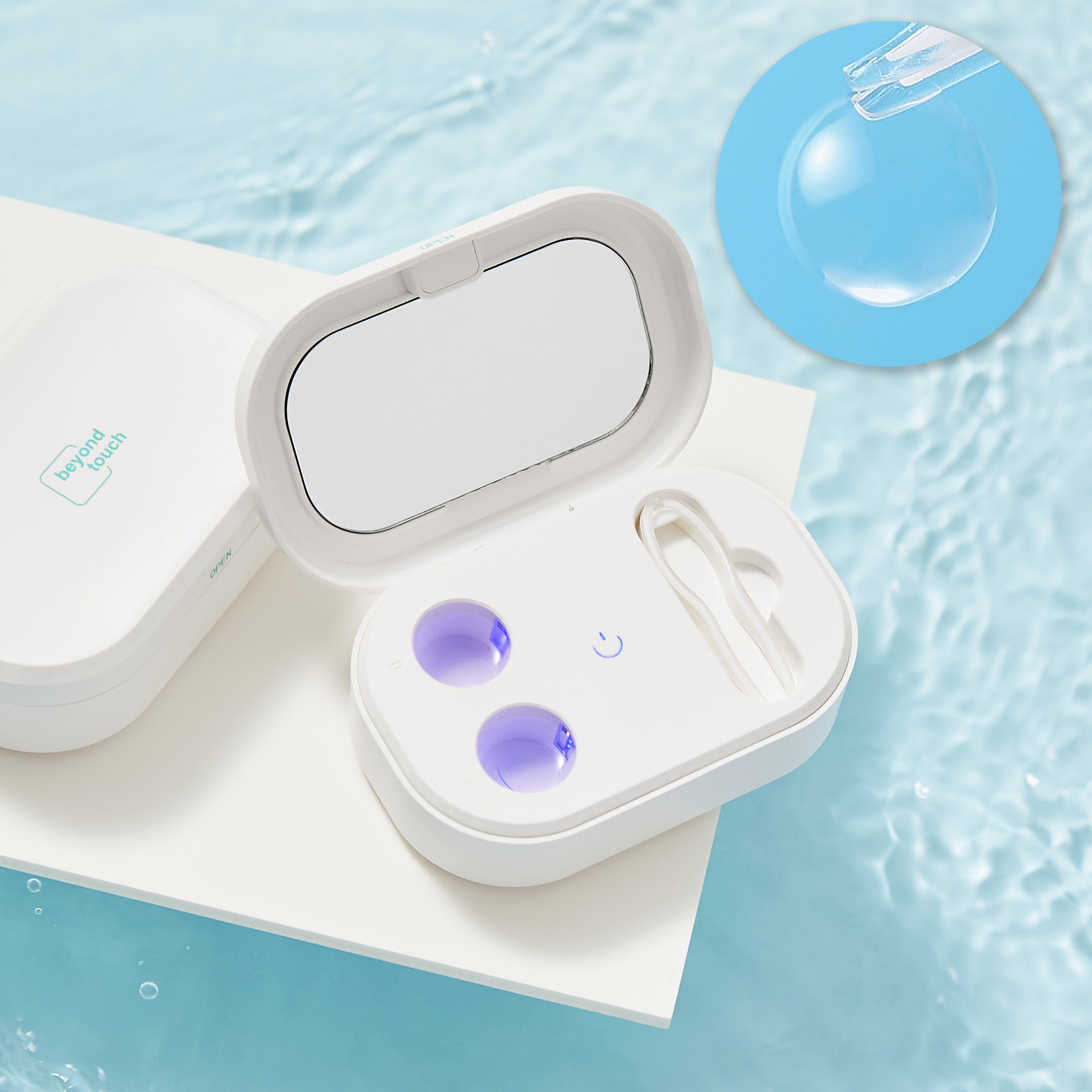 비욘드터치 초음파 렌즈세척기 드림 하드렌즈 소프트 콘택트렌즈 제품 이미지