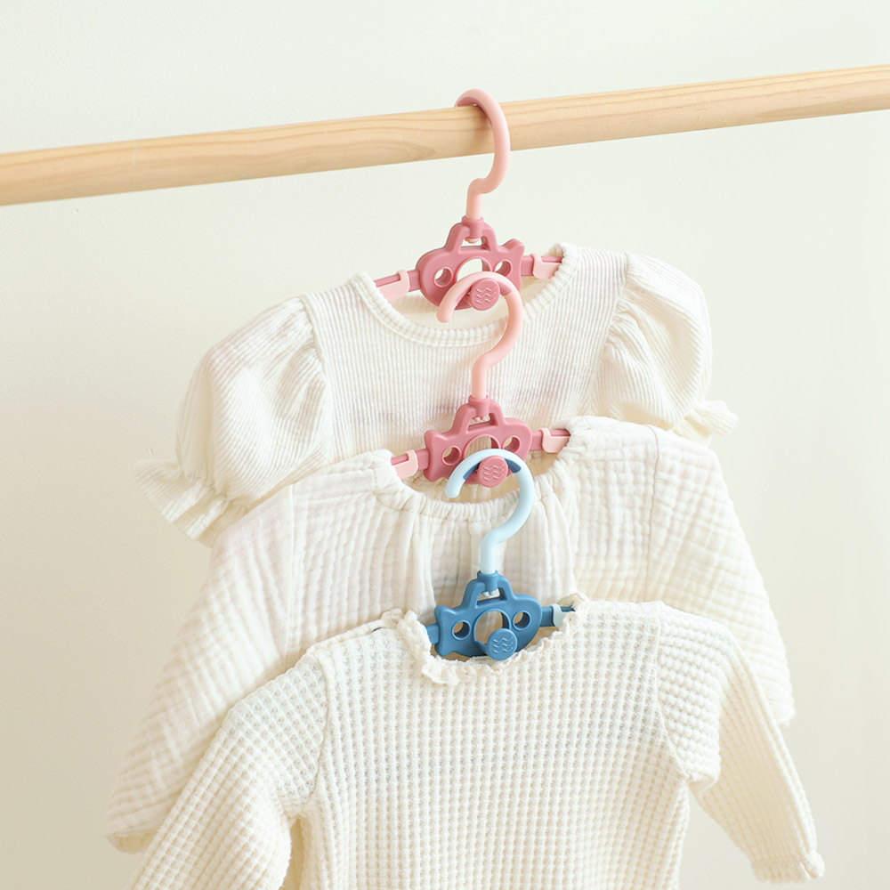 마롤로뜨 아기 옷걸이 20개 길이조절 가능 논슬립 아동 유아 신생아 어린이 옷걸이