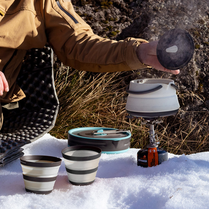 씨투써밋 프론티어 UL 케틀 세트 3P 백패킹 접이식 코펠 경량 주전자