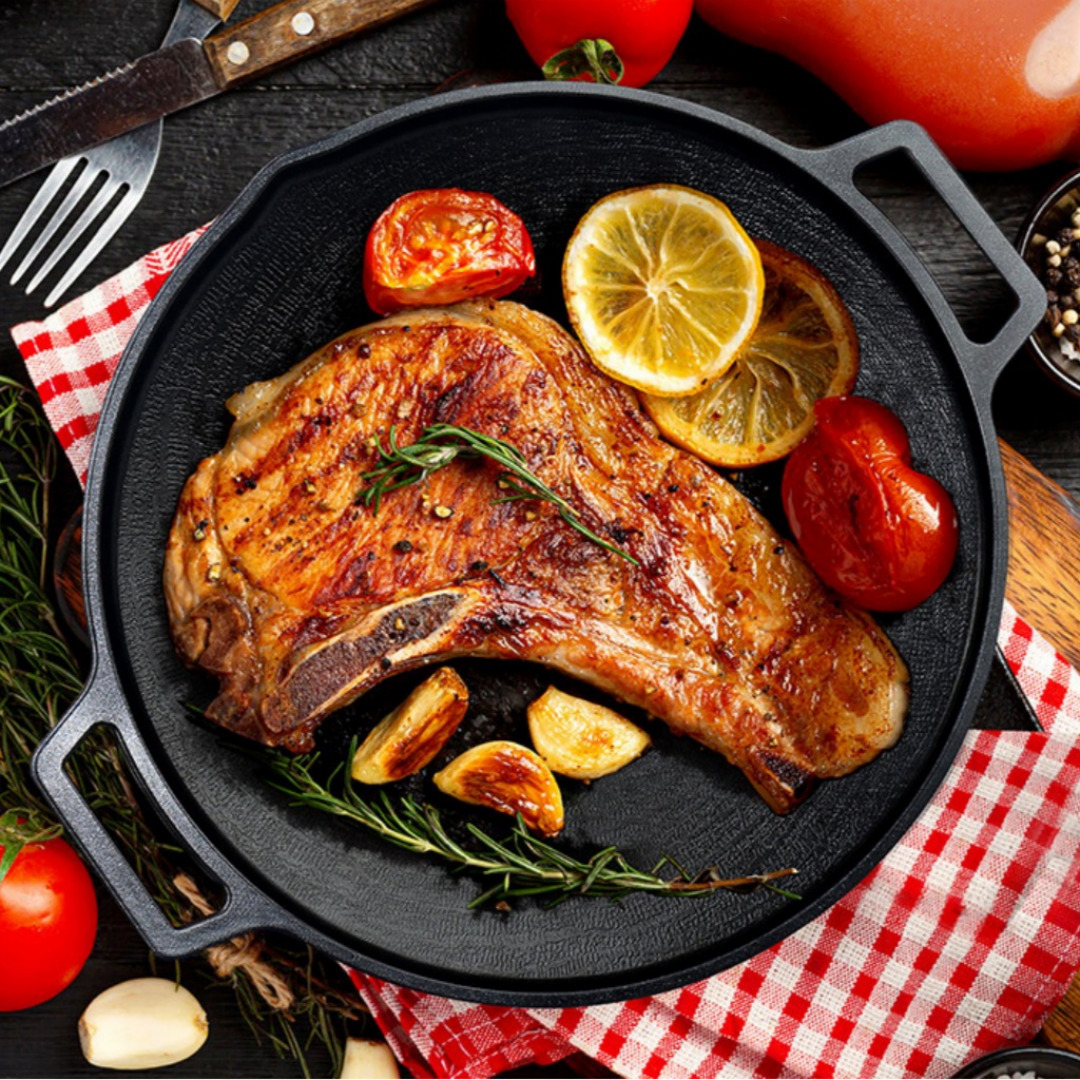 삼겹살 고기불판 인덕션 그리들팬 가정용 고기판 무쇠 솥뚜껑불판 안성주물팬 30