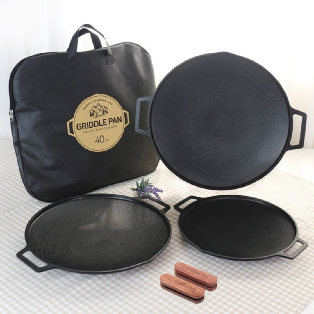 삼겹살 고기불판 인덕션 그리들팬 가정용 고기판 무쇠 솥뚜껑불판 안성주물팬 30