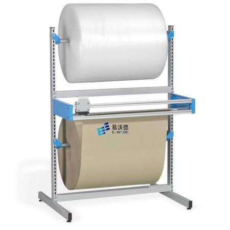 [해외]에어캡 디스펜서 고정 홀더 행거 재단기 물류창고 선반 1160x600x1550 1000mm