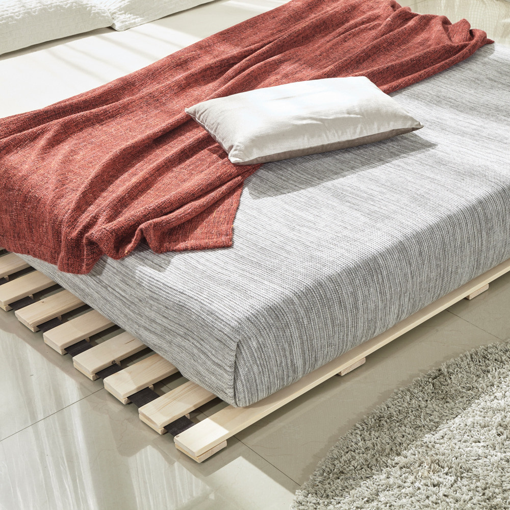 매트리스 판 받침대 원목 침대 낮은 저상형 프레임 소나무 롤베드 깔판 미니싱글 60cm