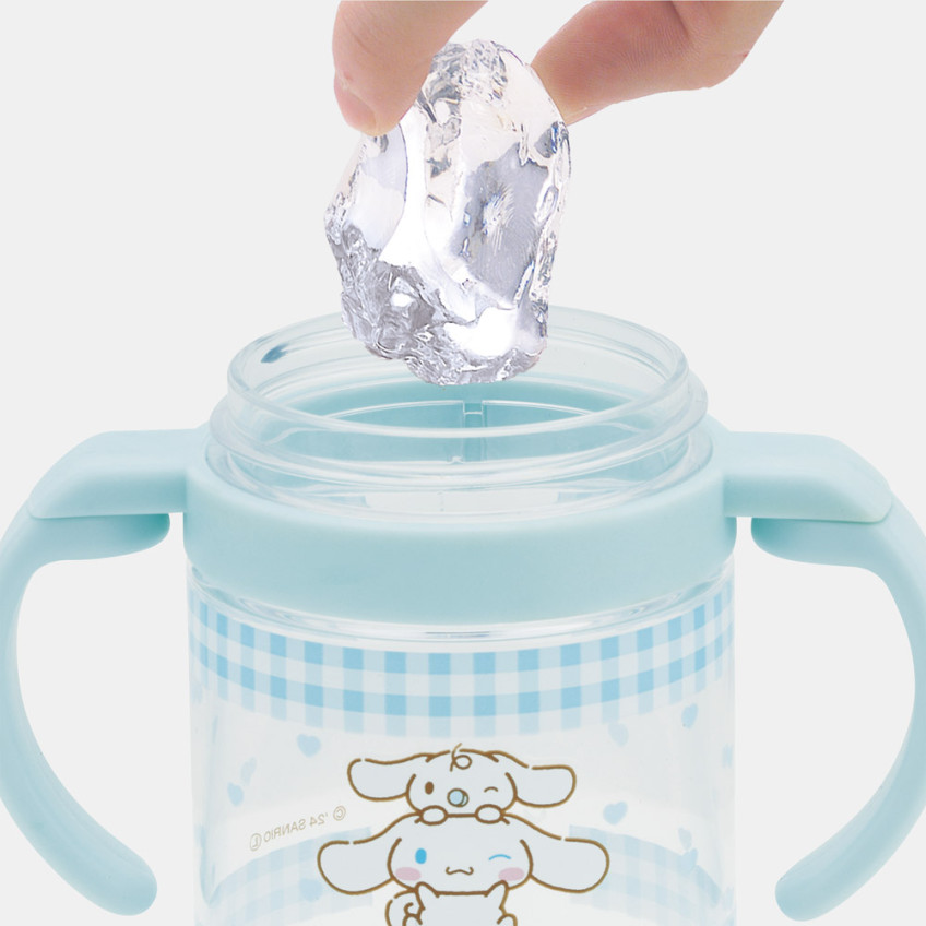 스케이터 산리오 시나모롤 캐릭터 접이식 핸들 원터치 빨대컵 260ml KSHW1N - 주방·식기 - 하카타몰