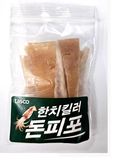 타스코 돈피포 한치 갑오징어 킬러 생미끼 1봉 10개입 문어 돼지 껍데기 비계 삼봉에기 - 상세 이미지 2