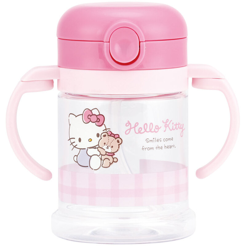 스케이터 산리오 헬로키티 캐릭터 접이식 핸들 원터치 빨대컵 260ml KSHW1N - 주방·식기 - 하카타몰