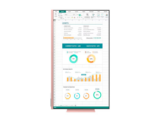 삼성 스마트모니터 M8 색재현율