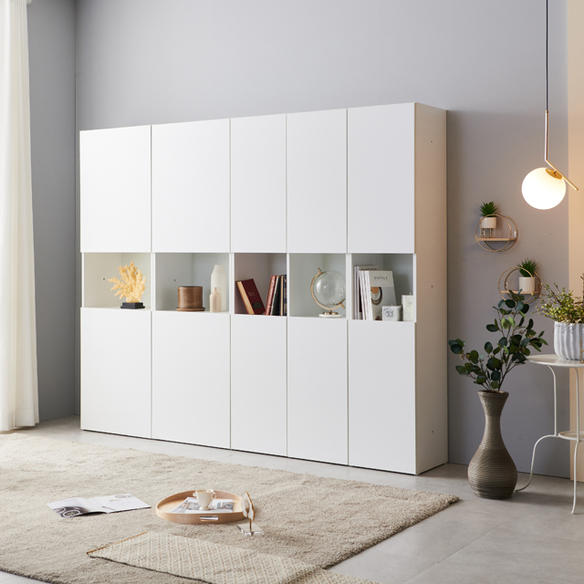 모노 월플렉스 시스템 400수납장 거실 베란다 다용도 틈새 장식장 오픈수납장