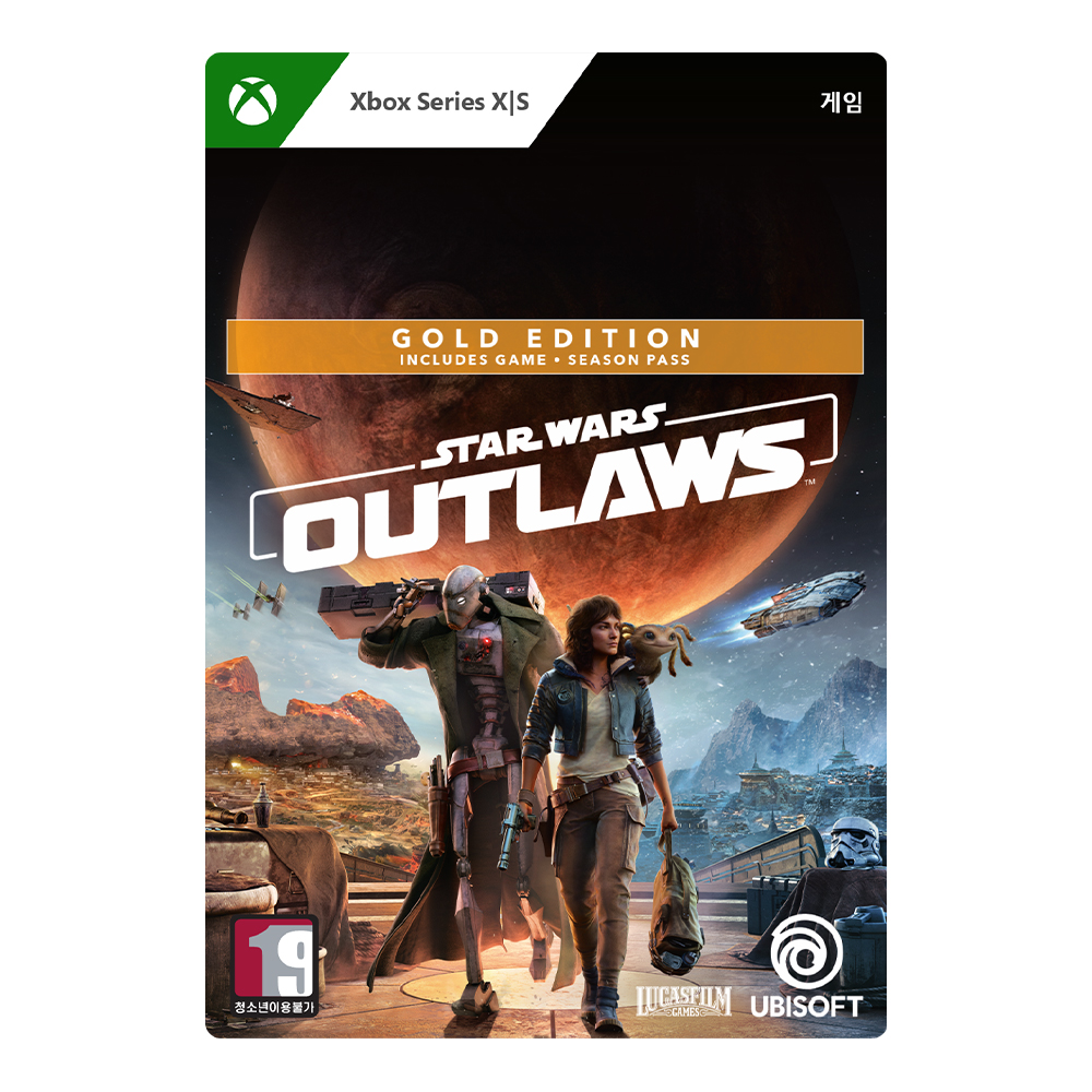 [24시간 발송] Xbox Series XlS 스타워즈 아웃로 골드 에디션 - Xbox Digital Code