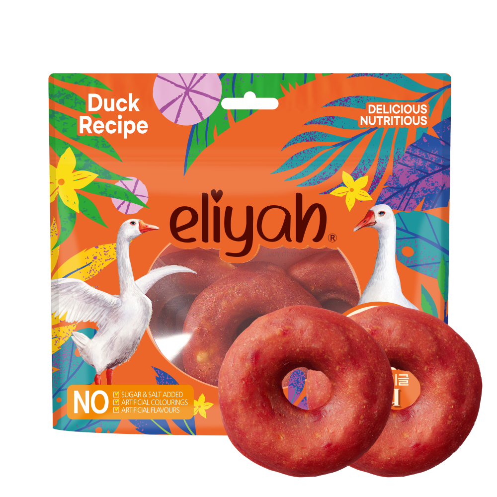 엘리야 오리 미니베이글 강아지 간식 개껌 강아지껌