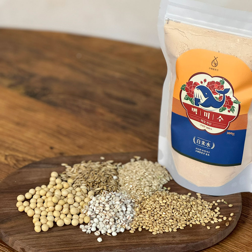 고래방앗간 속편한 국산 오곡 미숫가루 단백질보충 백미수