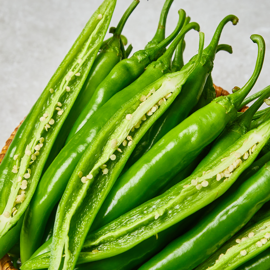 아삭아삭한 식감이 일품인 국내산 아삭이고추  500g/1kg - 상세 이미지 2