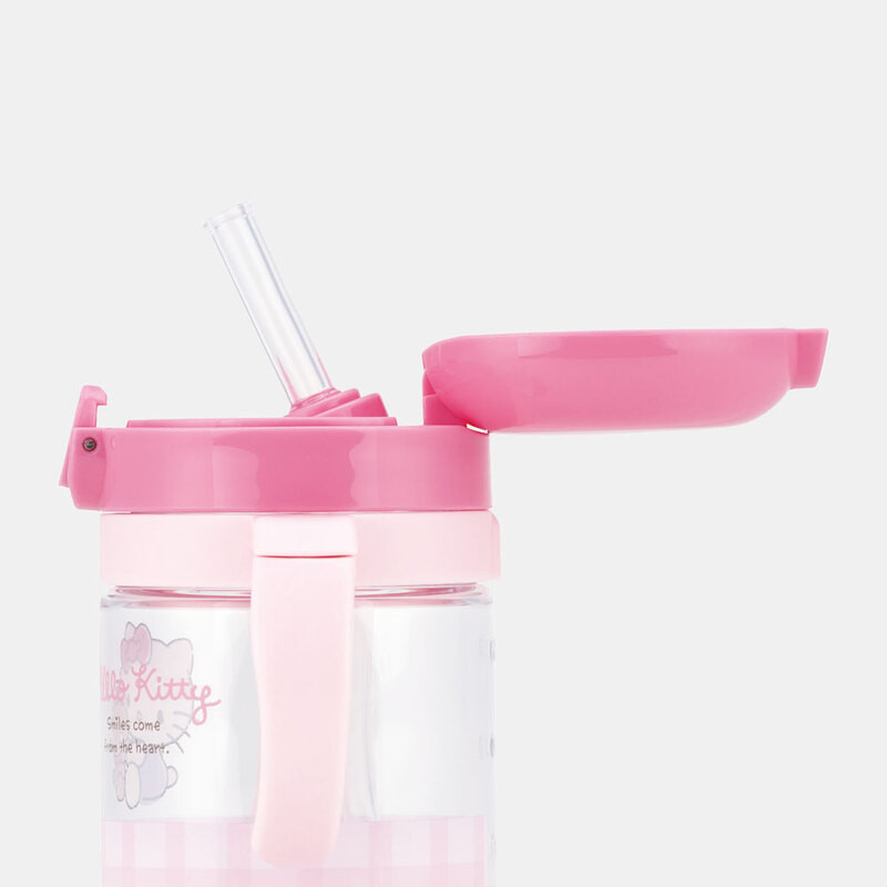 스케이터 산리오 헬로키티 캐릭터 접이식 핸들 원터치 빨대컵 260ml KSHW1N - 주방·식기 - 하카타몰