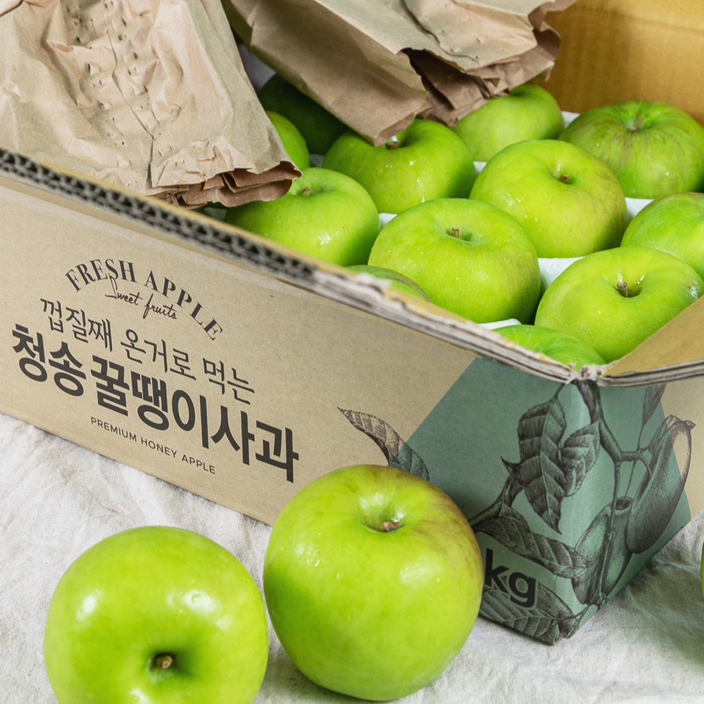 사과 청송 경북 부사 아오리 썸머킹 여름사과 고당도 꿀땡이사과 꿀사과 3kg 5kg 상품 이미지