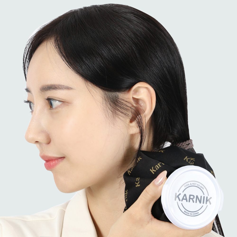 골프 얼음주머니 1+1 냉찜질팩 냉온 휴대용 블랙골드 15cm(6인치)