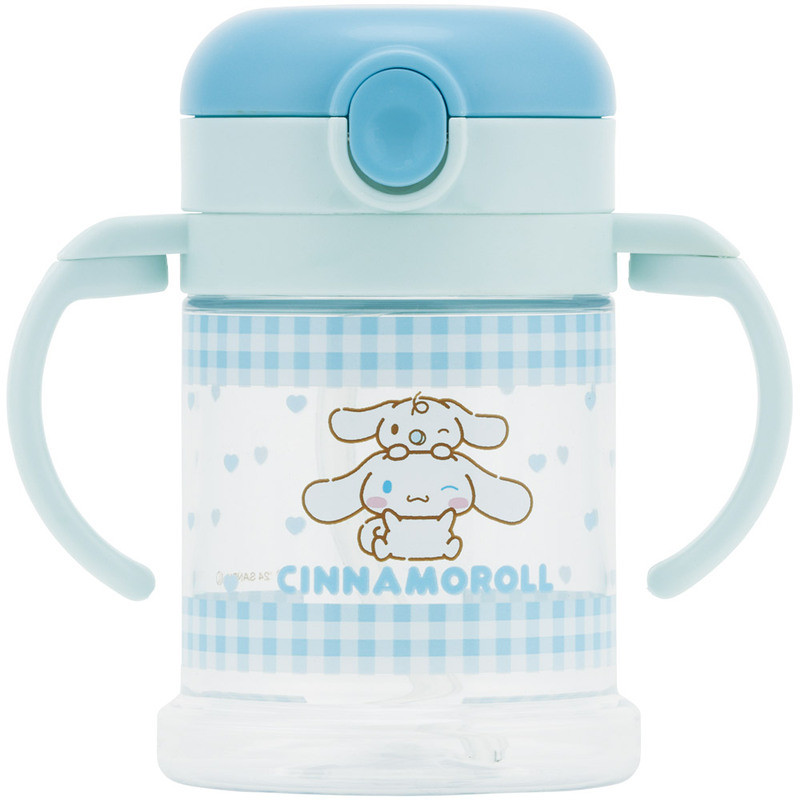 스케이터 산리오 시나모롤 캐릭터 접이식 핸들 원터치 빨대컵 260ml KSHW1N - 주방·식기 - 하카타몰