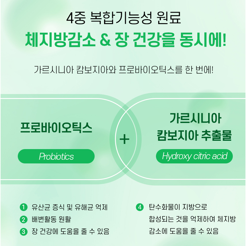 슬림 다이어트 엔 유산균 가르시니아캄보지아 HCA 750mg 체지방감소 도움 2박스 이미지 7