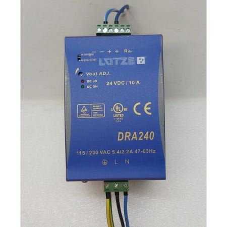 [중고]LUTZE DRA240-24B Redund 24VDC 10A 파워서플라이