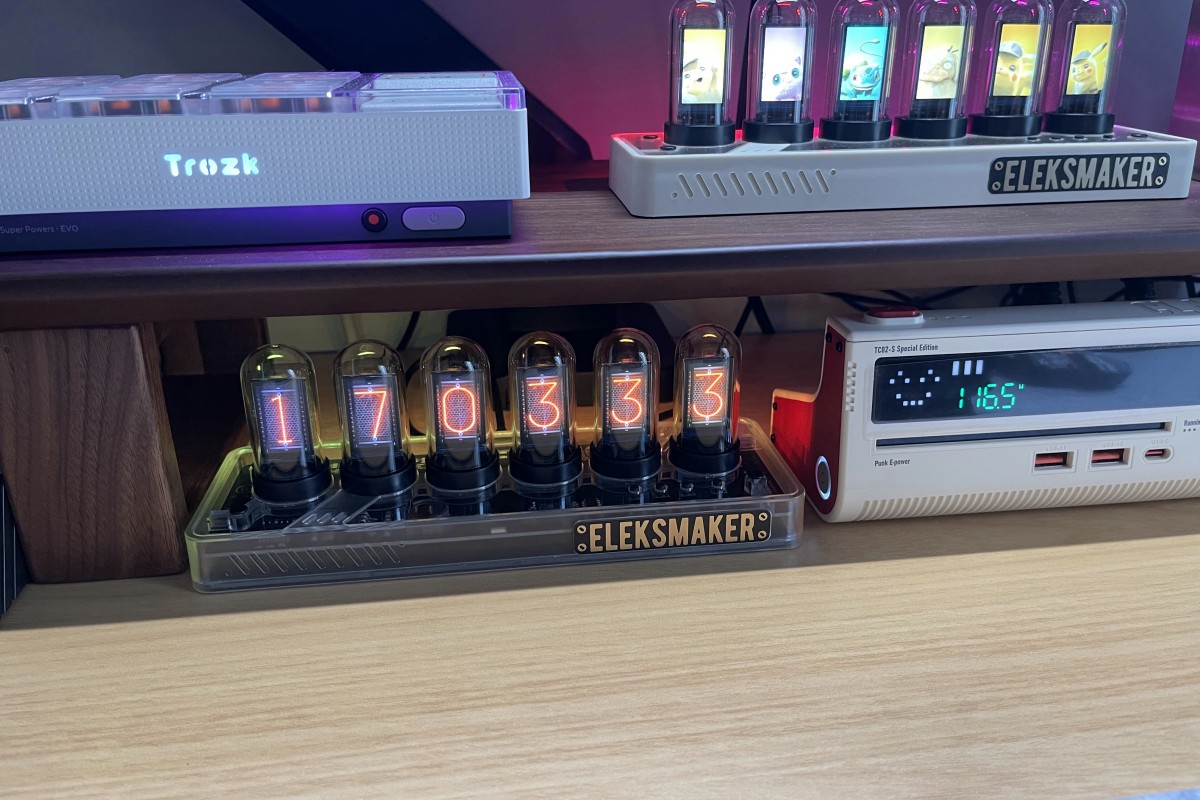 Eleksmaker IPS PR3 일렉스메이커 에디션 레트로 닉시 튜브 진공관 시계 - 상세 이미지 5