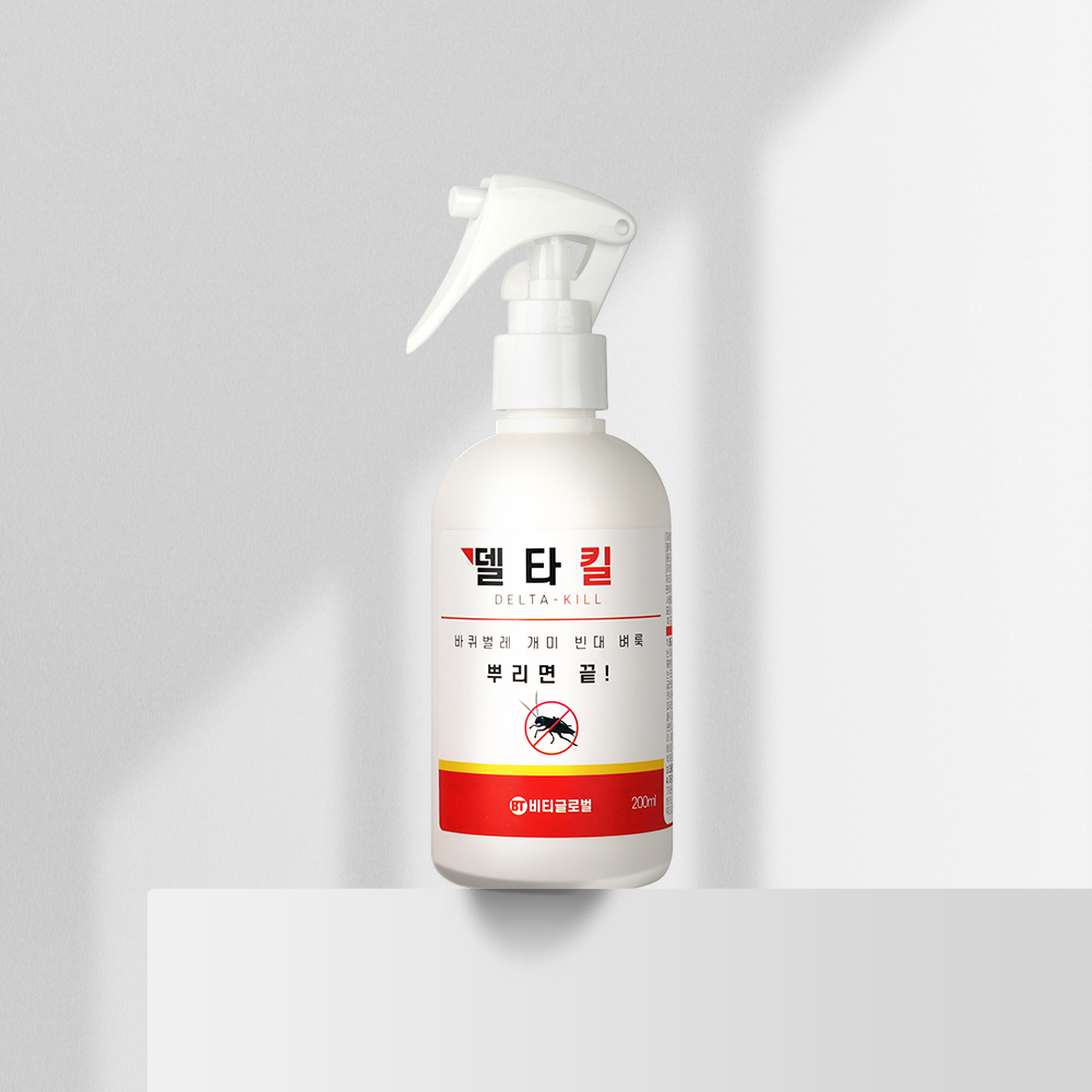 델타킬 200ml 벌레 퇴치제 빈대 러브버그 베드버그 퇴치 약 바퀴벌레 지네 개미 좀벌레 진드기 초파리 살충제 벼룩 나방파리 모기퇴치제 트랩 권연벌레 먼지다듬이 모기약 퇴치법