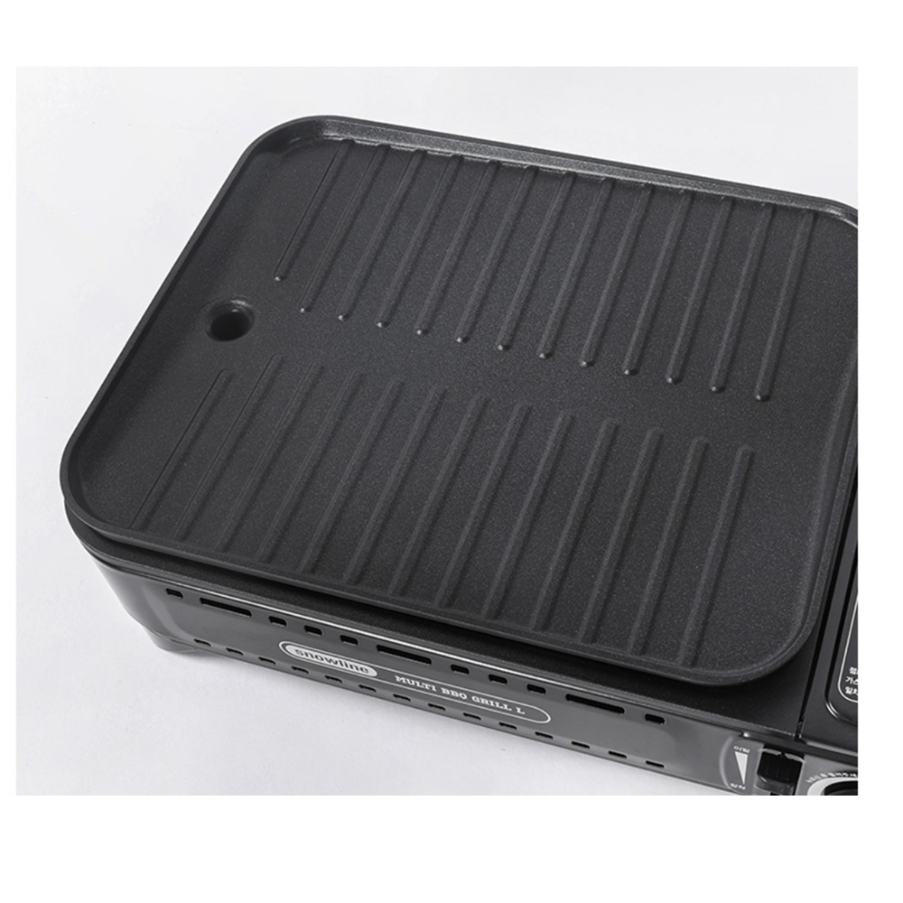 스노우라인 구이바다 멀티BBQ그릴L 블랙에디션 캠핑 휴대용 가스 버너 올인원 그릴