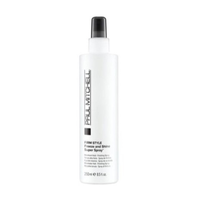 폴미첼 프리즈 앤 샤인 슈퍼 스프레이 250ml 워터스프레이 강력한 고정력 헤어샵 전문가용 - 상품 이미지