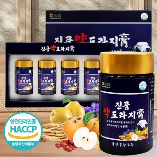 [금산홍삼조합] 진품 약 도라지 고 240g x 4병 : 약초명가
