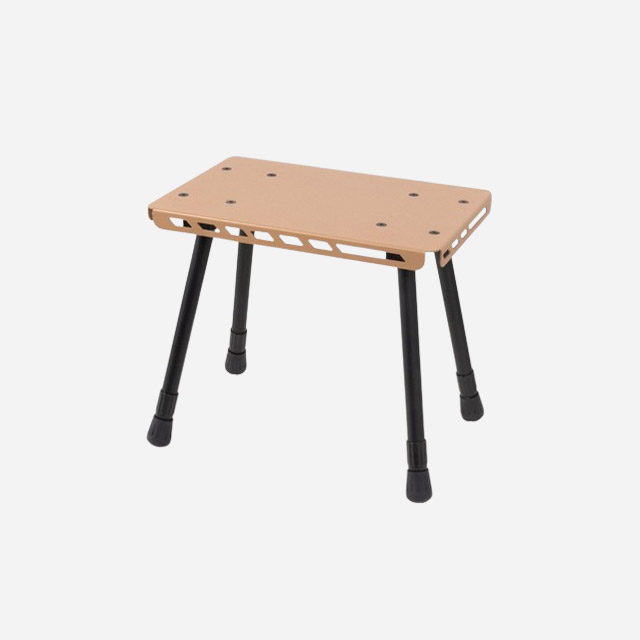 KOOLMAN(쿨맨) 컴팩트 길이조절 미니 캠핑 테이블 브라운