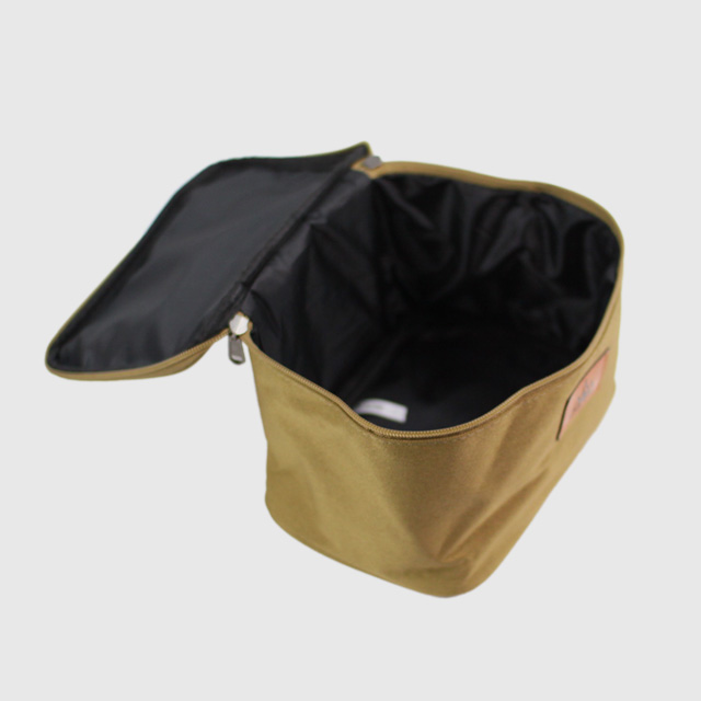 KOOLMAN 쿨맨 캠핑 소품 수납 가방 부탄·이소 겸용 골든브라운