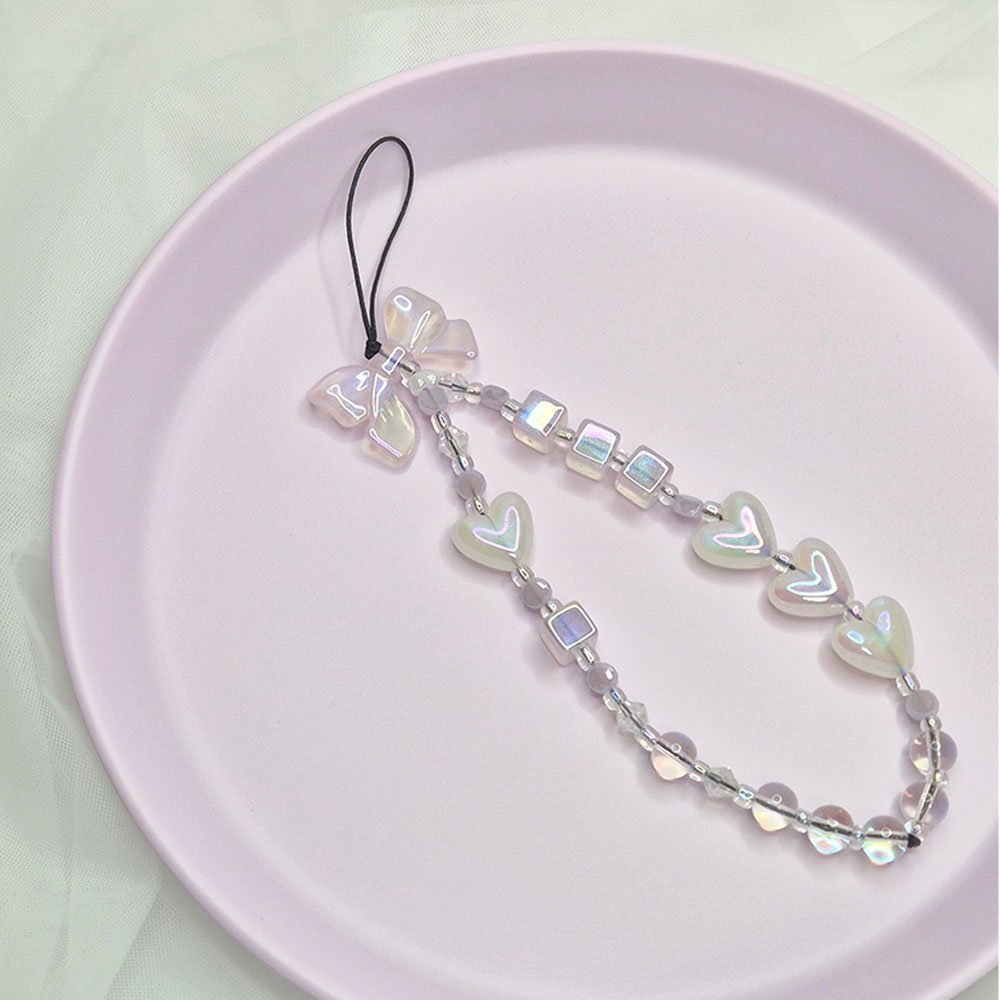 큐브캔디 비즈스트랩 핸드폰줄 휴대폰스트랩 폰꾸미기 폰꾸 백꾸 다꾸 키링