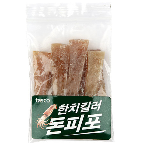 타스코 돈피포 한치 갑오징어 킬러 생미끼 1봉 10개입 문어 돼지 껍데기 비계 삼봉에기