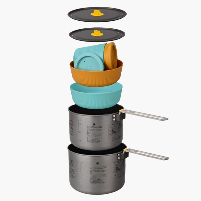 씨투써밋 프론티어 UL 팟 세트 6P 백패킹 코펠 경량 냄비 식기