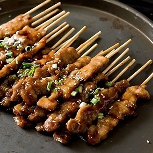 닭꼬치 데리야끼 800g(20g 40개입) 깐깐꼬치 영해식품 아이간식 : 삼둥이농수산