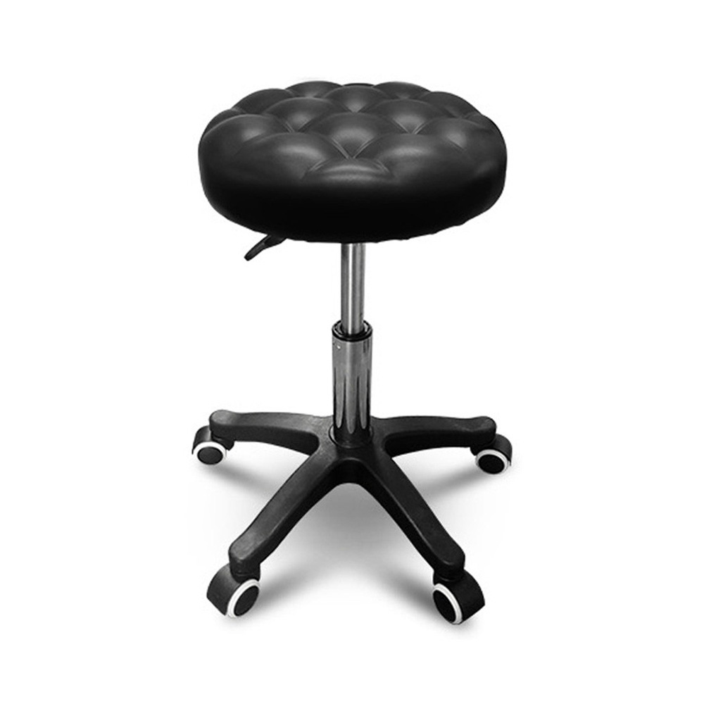 바퀴달린 의자 미용 보조 카운터 등받이없는 의자 엠보형