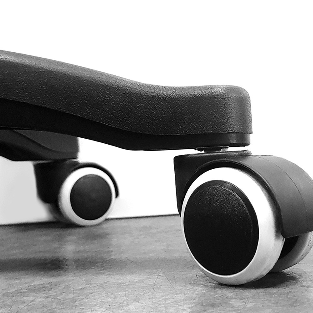 바퀴달린 의자 미용 보조 카운터 등받이없는 의자 엠보형