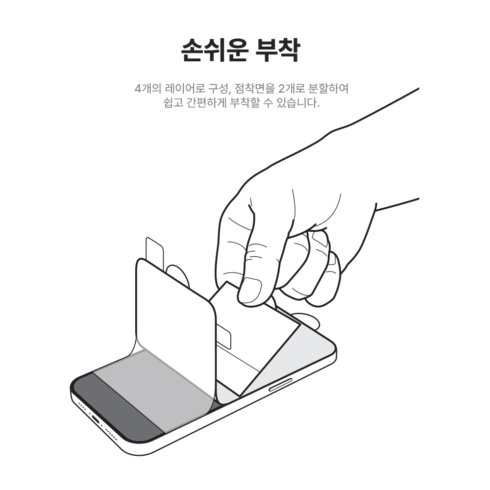 랩씨 AR 액정보호필름 저반사 초고화질 갤럭시S24 울트라, 2매입 이미지 7