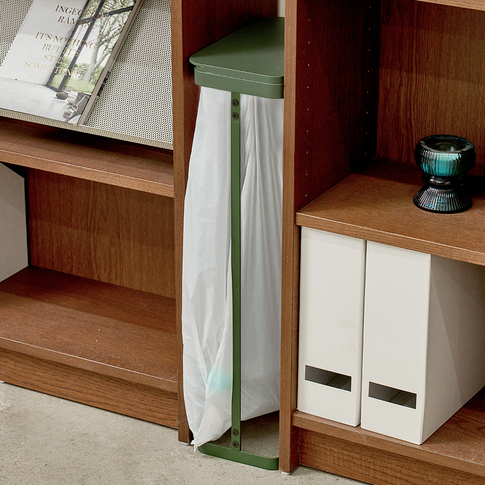 레트로 가비지백 스탠드 재활용 분리수거함 슬림형 / 재활용 쓰레기봉투 거치대