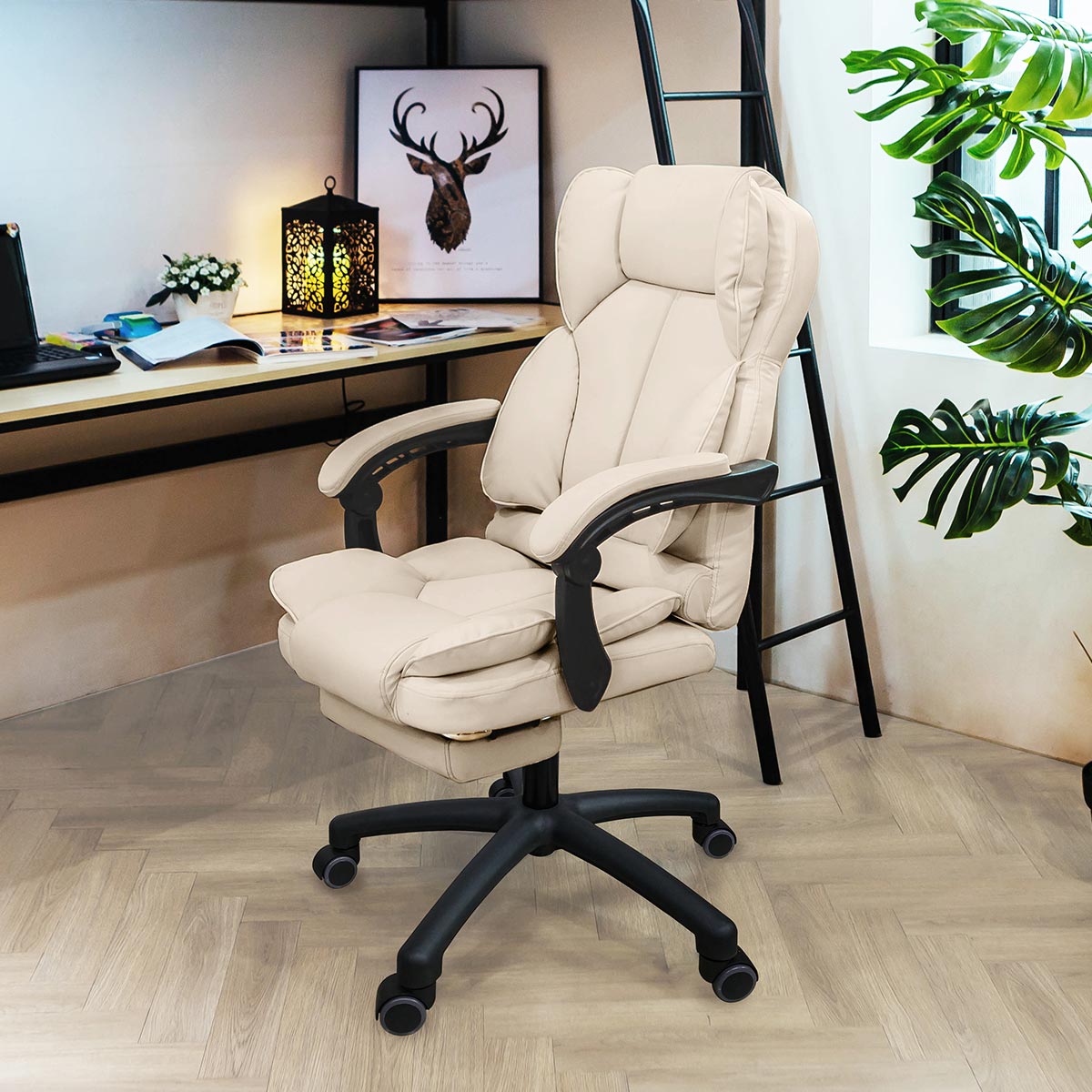 일루일루 미니 타이탄 컴퓨터 게이밍의자 사무용 학생용 리클라이너 발받침포함