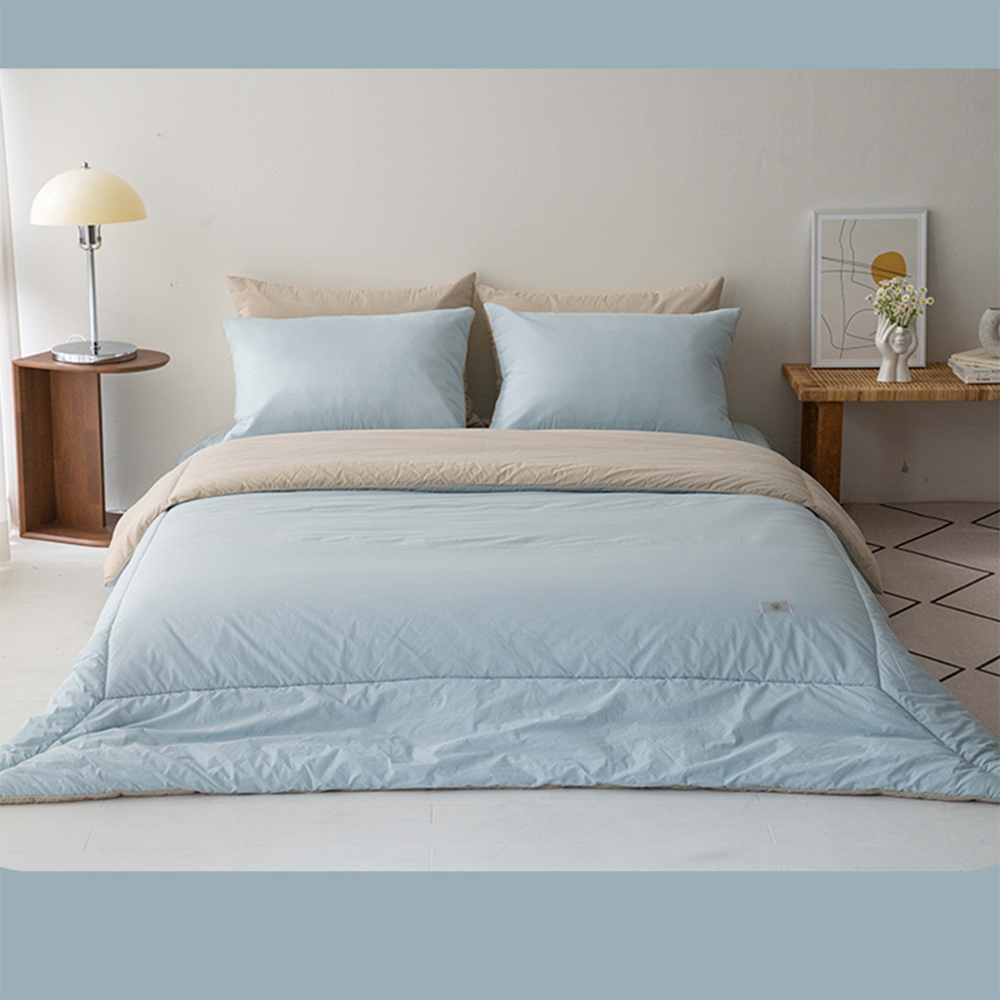 송화침장 수피마 면100수 차렵이불 먼지없는 알러지케어 고밀도100수 원단 차렵이불