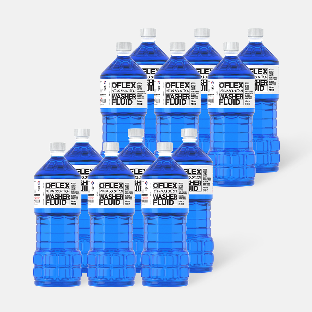 무료배송 에탄올 100% 오플렉스 워셔액 얼지않는 자동차 워셔액 1.8L, 12개 - 메인 이미지