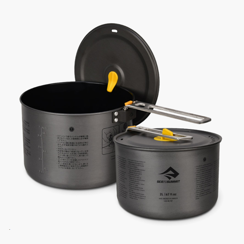 씨투써밋 프론티어 UL 팟 세트 6P 백패킹 코펠 경량 냄비 식기