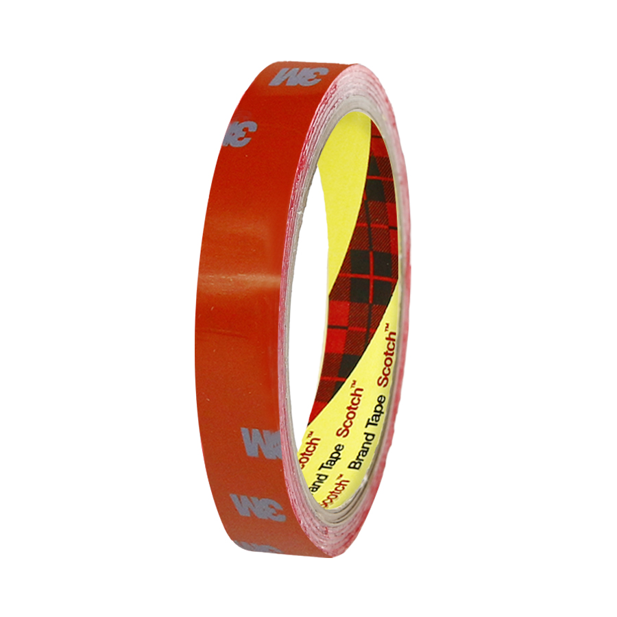 3M 양면테이프 5068W 8mm x 1.5M 백색 강력 아크릴폼 차량용 - 메인 이미지