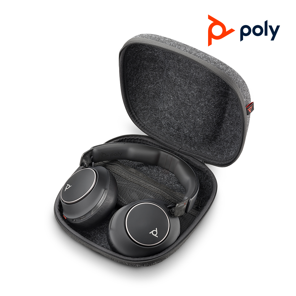 Poly 플랜트로닉스 보이저 서라운드 80 유무선 블루투스 헤드셋 노이즈캔슬링 헤드폰 이미지 6