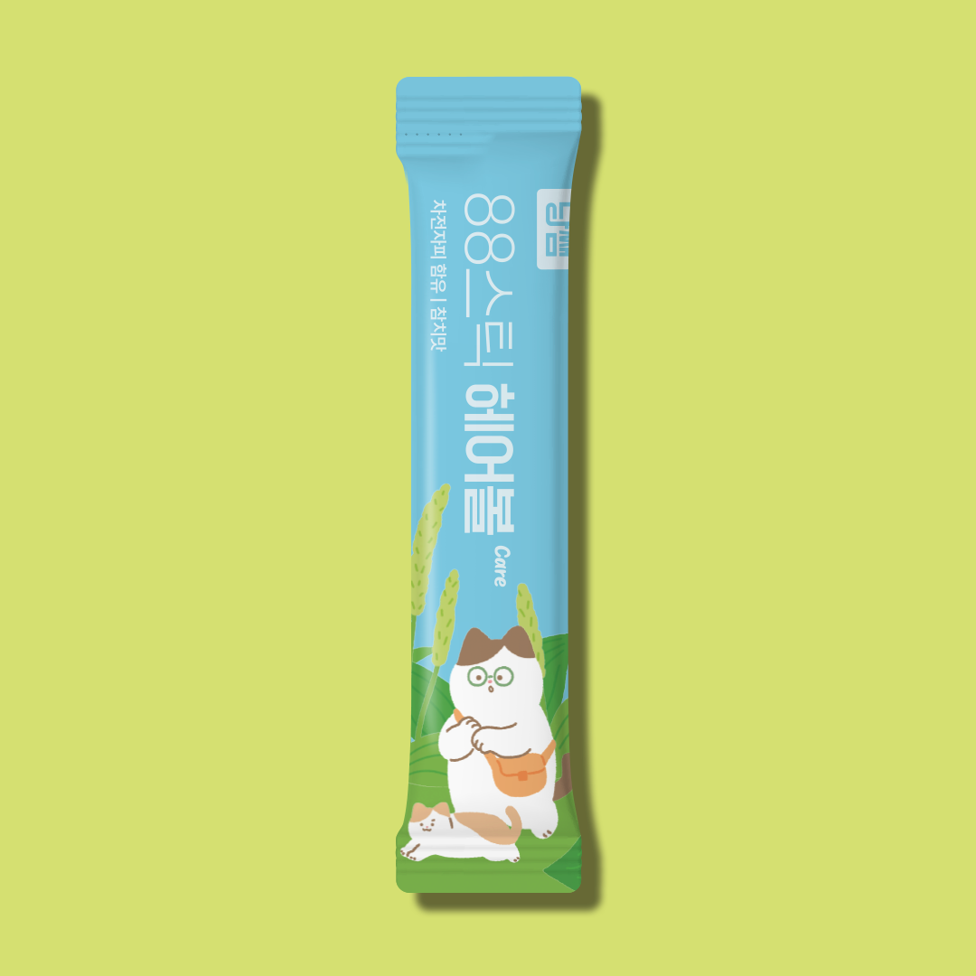 냥쌤 88스틱 고양이 츄르 영양 간식 짜먹는 스틱 헤어볼케어, 10g, 4개 - 상세 이미지 2