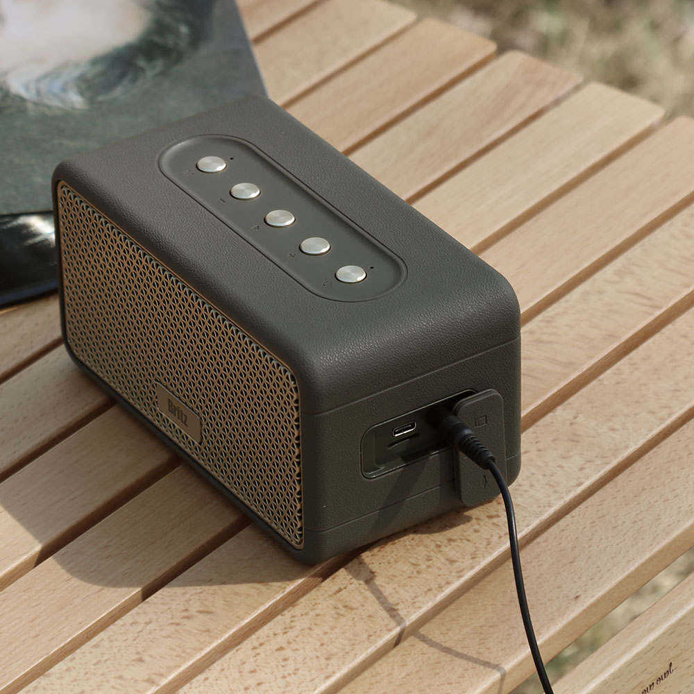 브리츠 BZ-JB9600 그린 레트로 블루투스 스피커 고출력 20W - 상세 이미지 5