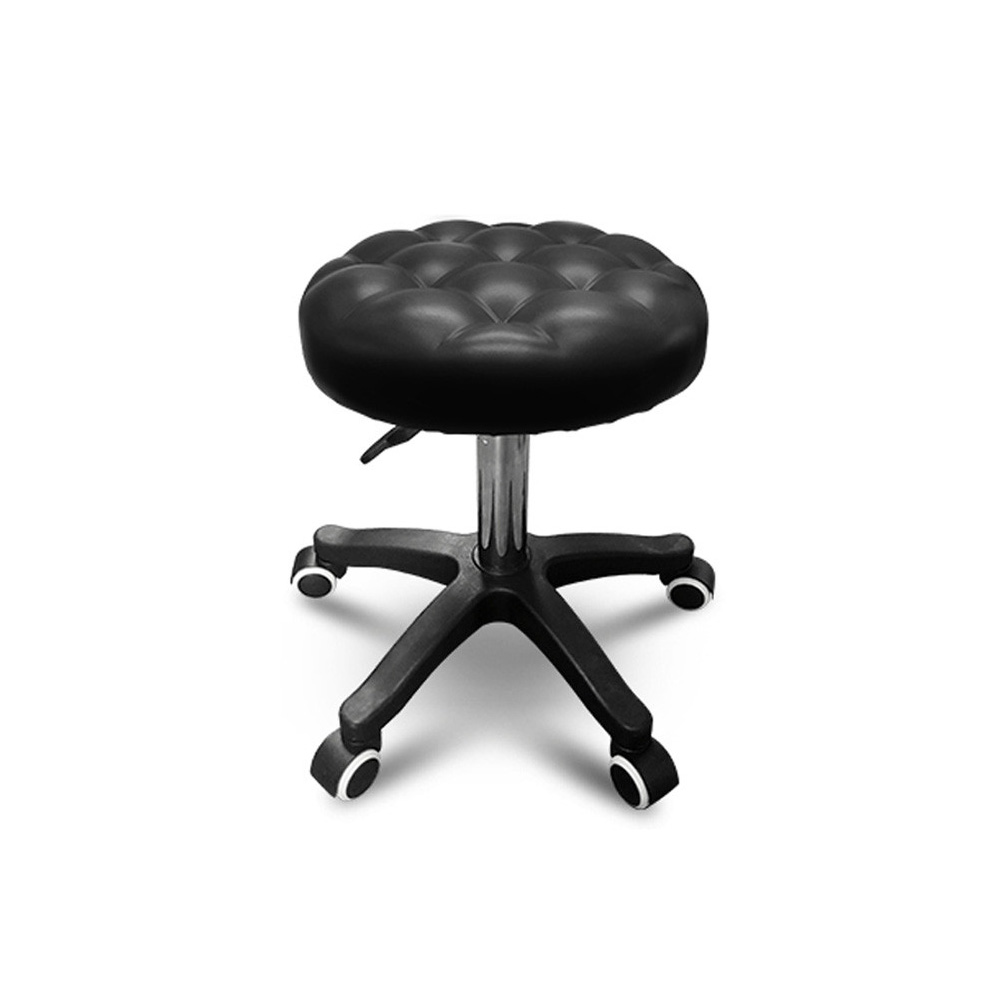바퀴달린 의자 미용 보조 카운터 등받이없는 의자 엠보형