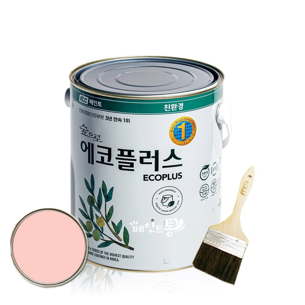 KCC 숲으로 에코플러스 수성페인트 3.78L 벽면 실내 인테리어용 - 상세 이미지 5