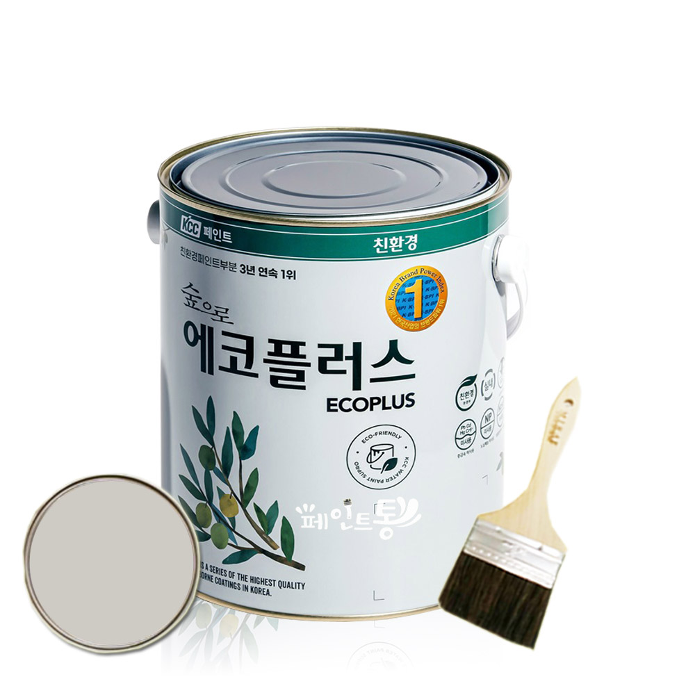 KCC 숲으로 에코플러스 수성페인트 3.78L 벽면 실내 인테리어용 - 상세 이미지 2