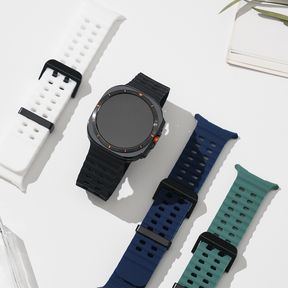 갤럭시워치 울트라 밴드 오션 실리콘 스포츠 스트랩 워치 ultra 호환